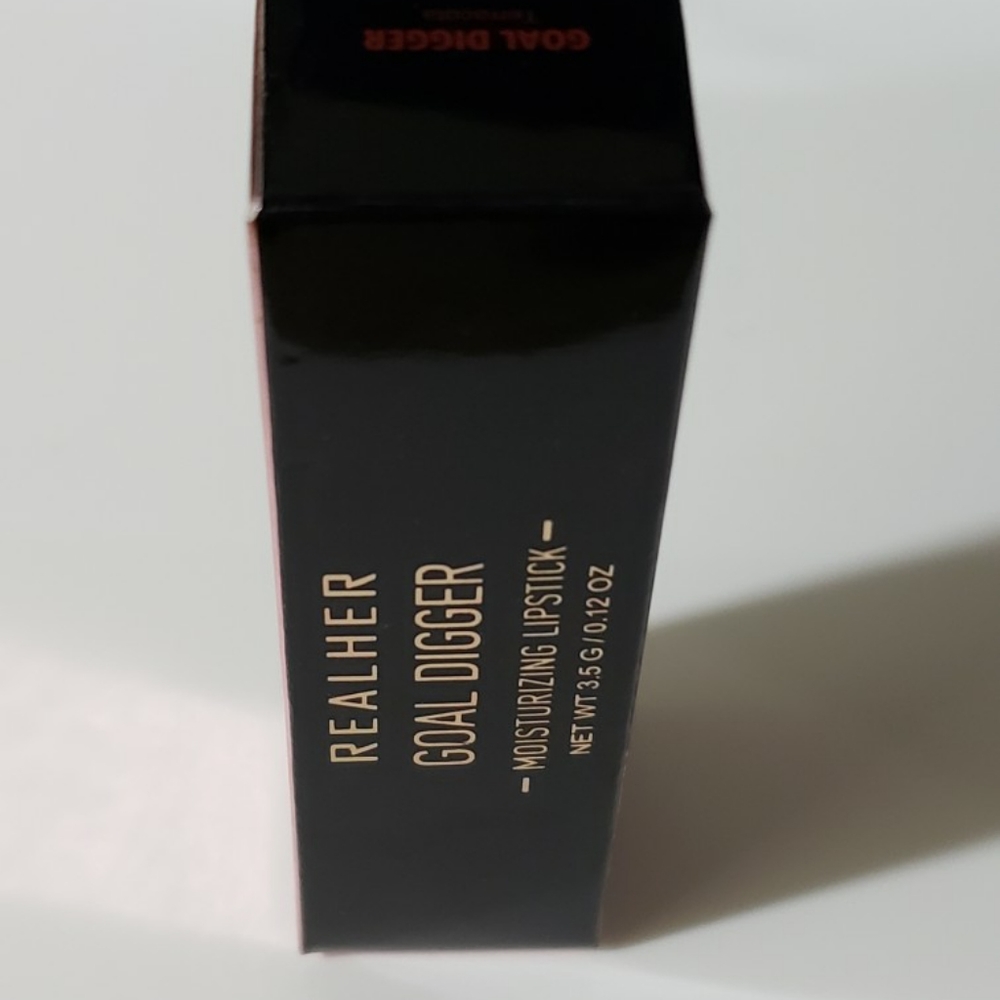 Real Her moisturizing lipstick in Gold Digger